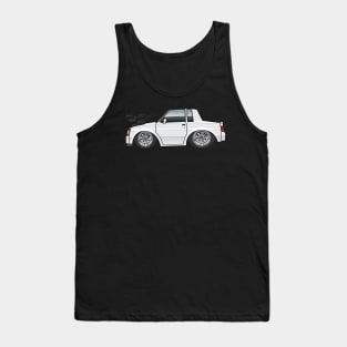 white cartoon Tank Top